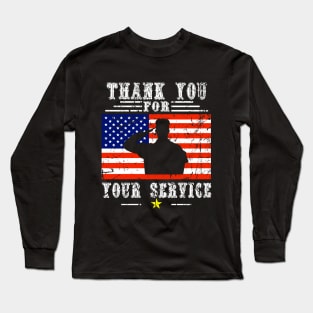 veterans day thank you for your service Long Sleeve T-Shirt